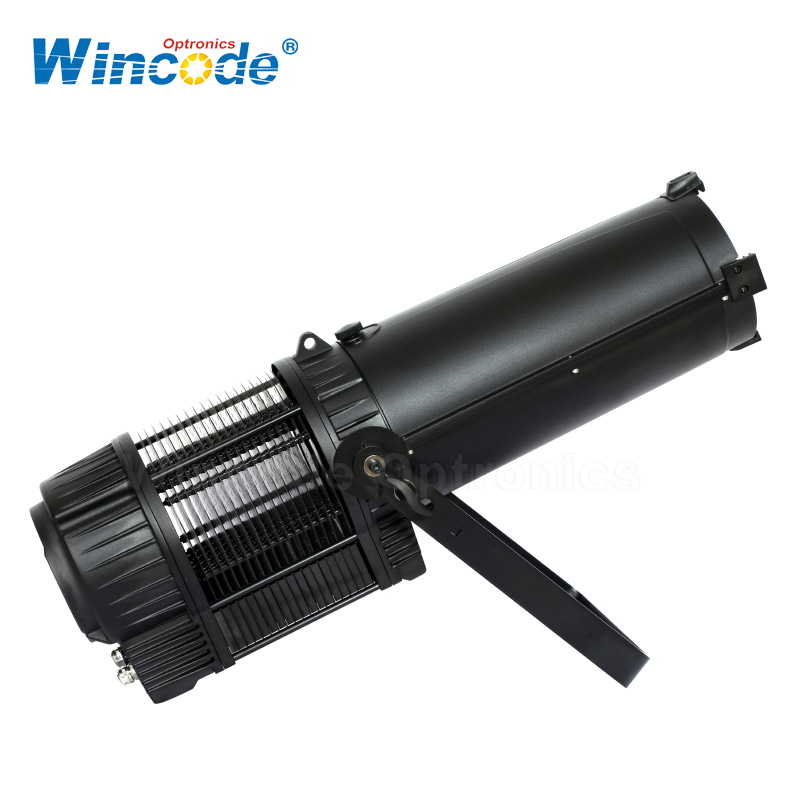 Refletor de perfil elipsoidal de LED RGBAL externo IP65 com zoom automático Corte automático 
