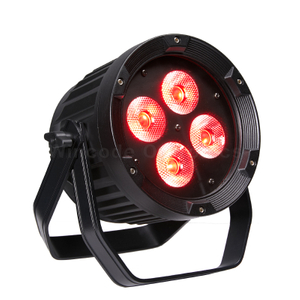 Refletor LED externo 4 × 20 W IP65 operado por bateria com LED 4 em 1 e DMX sem fio